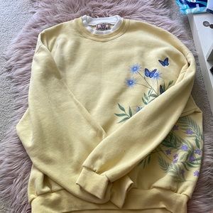 vintage oversized granny crewneck